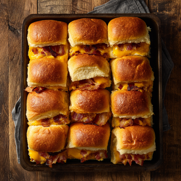 Crack Breakfast Sliders – Easy Bacon, Egg & Cheese Breakfast