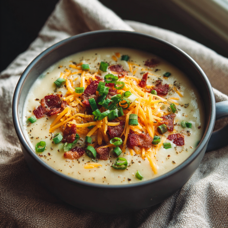 Crockpot Potato Soup – Creamy, Cozy & Easy Slow Cooker Comfort