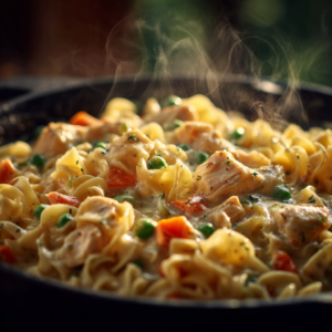 Read more about the article Quick Chicken Pot Pie Pasta – Creamy One-Pan Dinner in Minutes
