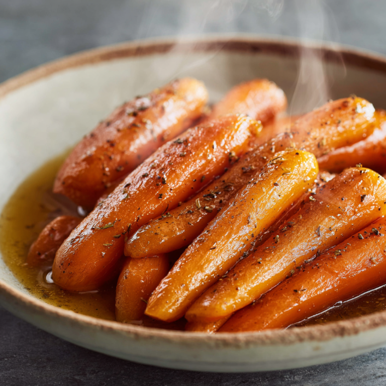 Slow Cooker Maple Brown Sugar Glazed Carrots – Easy Holiday Side Dish