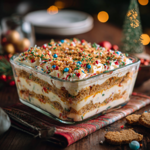 Read more about the article Christmas Cookie Lasagna (Easy No-Bake Holiday Dessert)