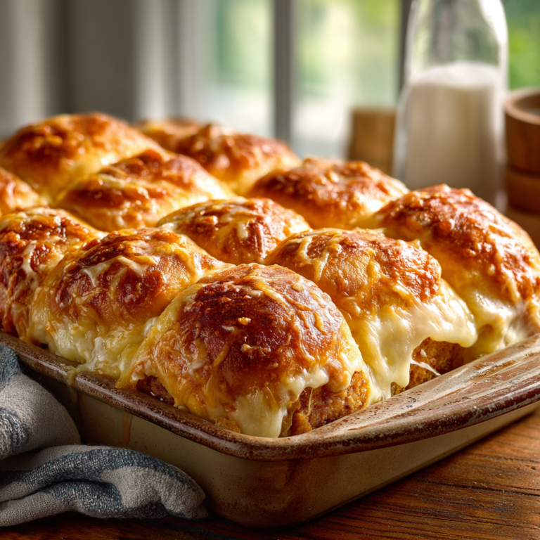 Cuban-Inspired Pull-Apart Sliders – Cheesy, Buttery & Crowd-Pleasing
