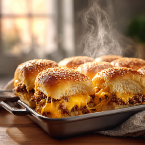Read more about the article Cheeseburger Sliders with Hawaiian Rolls – Easy, Juicy & Ready in 30 Minutes