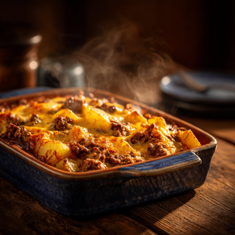 Cheesy Ground Beef and Potatoes – Easy Comfort Food Dinner