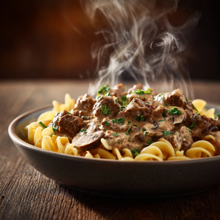 Ground Beef Stroganoff – Easy, Creamy Weeknight Dinner