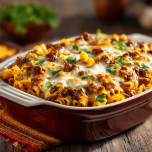 Read more about the article Loaded Taco Pasta Bake – Cheesy Tex-Mex Comfort Casserole