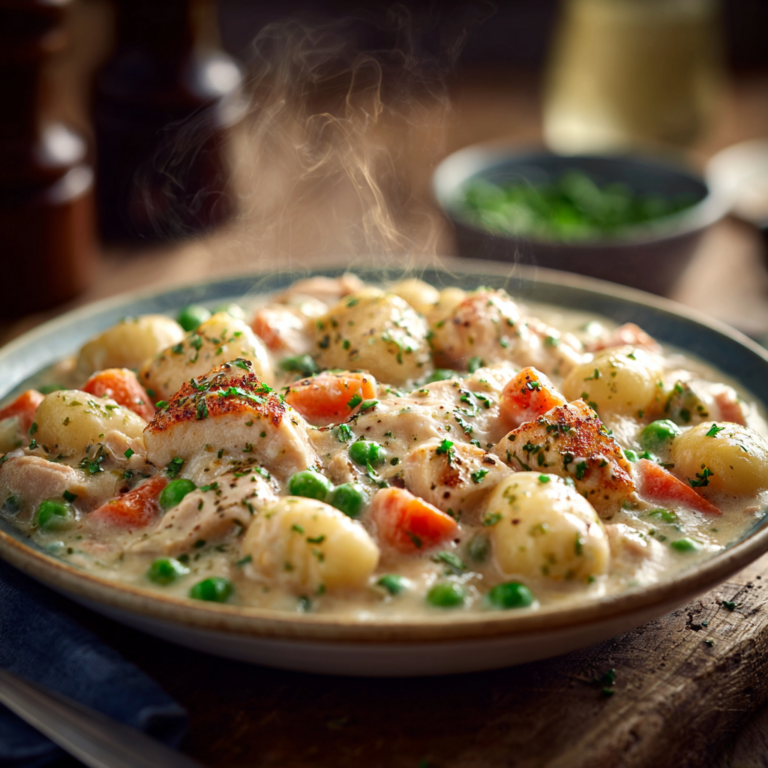 One-Pot Gnocchi Chicken Pot Pie – Easy Creamy Comfort Food