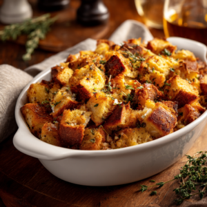 Read more about the article Grandma’s Thanksgiving Stuffing – Classic, Cozy & Full of Flavor