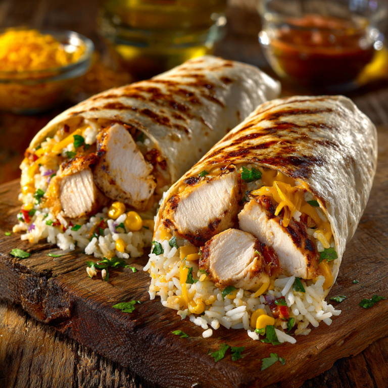 Chipotle Ranch Grilled Chicken Burrito – Smoky, Creamy & Easy