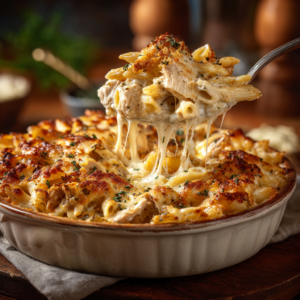 Read more about the article Cajun Cream Cheese Chicken Pasta Bake – Creamy & Spicy Dinner