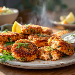 Read more about the article Crispy Air Fryer Salmon Patties – Easy & Flavorful Recipe