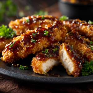 Read more about the article Crispy Air Fryer Honey Butter Garlic Chicken Tenders