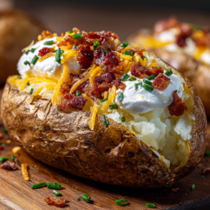 Read more about the article Perfect Air Fryer Baked Potatoes: Crispy Skin, Fluffy Inside in 40 Minutes