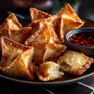 Read more about the article Crispy Air Fryer Crab Rangoon – Creamy Inside, No Deep Frying
