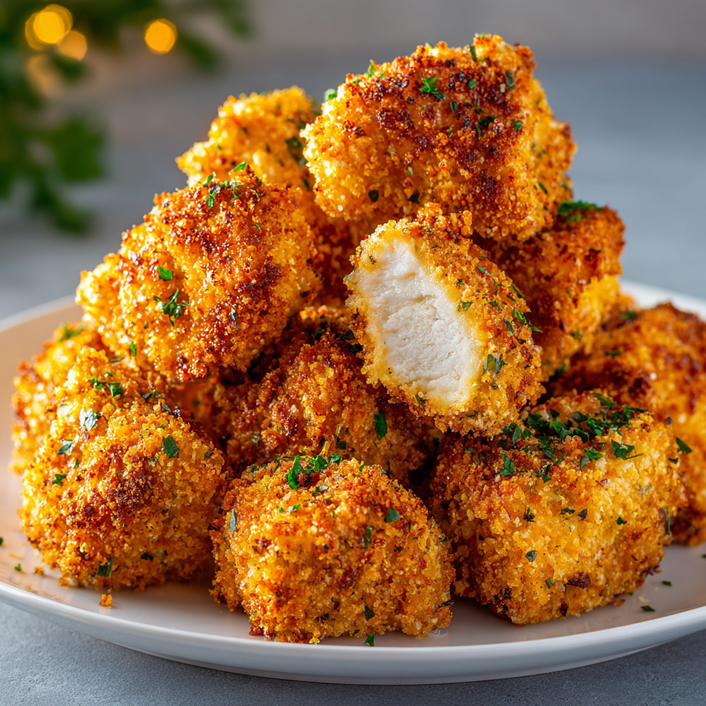 You are currently viewing Air Fryer Ranch Crusted Chicken Bites – Ultra Crispy & Juicy