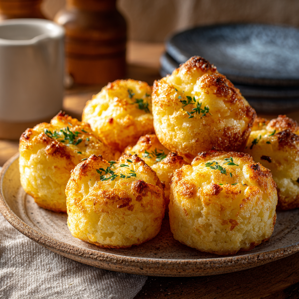 You are currently viewing Cheesy Mashed Potato Puffs – Easy Recipe Using Leftover Mashed Potatoes