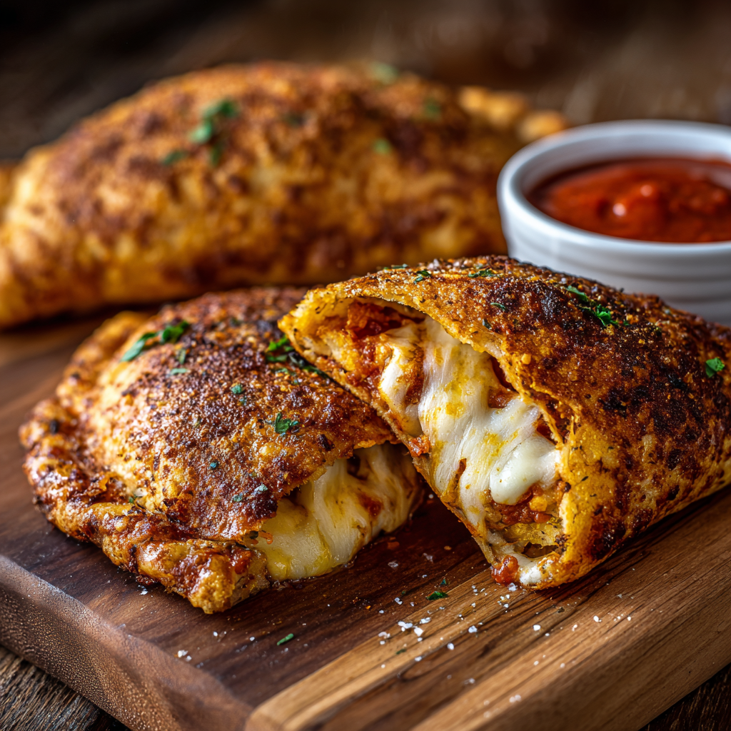 You are currently viewing Air Fryer Calzones – Extra Crispy, Cheesy & Better Than Oven